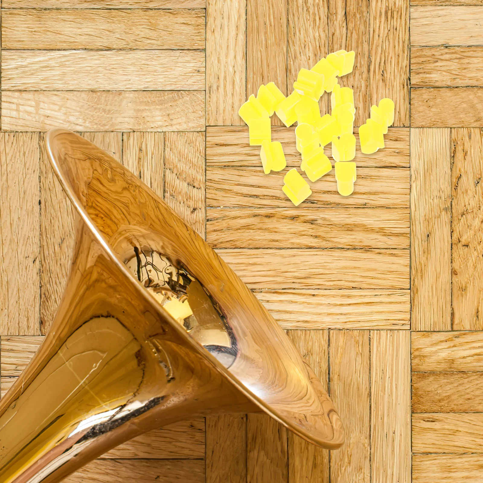 

20Pcs Musical Instruments Bumper Lightweight Compact Portable Silent Practice Tool Accessory Trombone Accessories