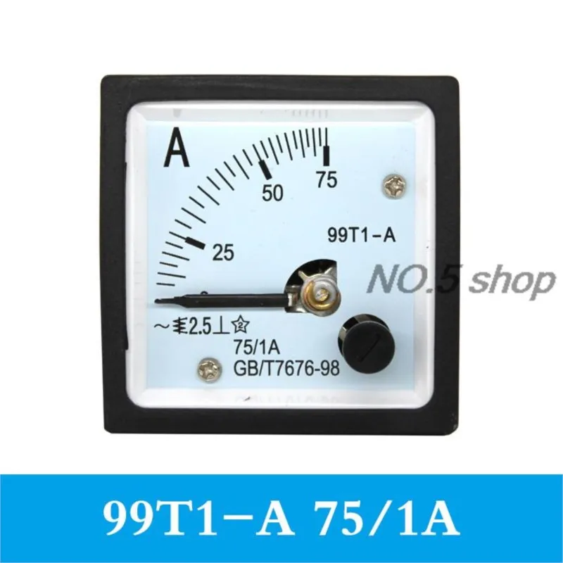 

1Pc 99T1-A Pointer Type AC Ammeter 30/40/200/400/600/1A