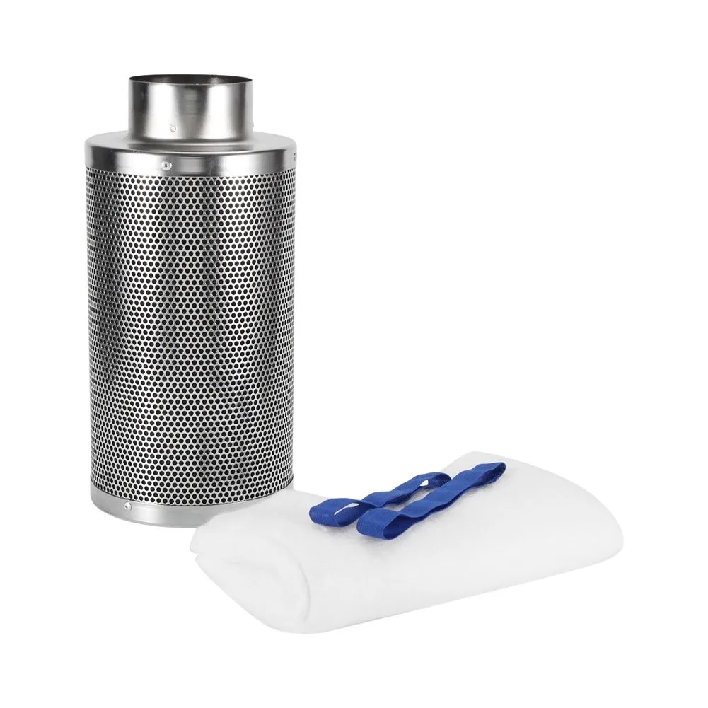Activated Carbon Filter for Grow Tent Air Handling Systems Compatible with 4 inch Duct Ventilation Accessories