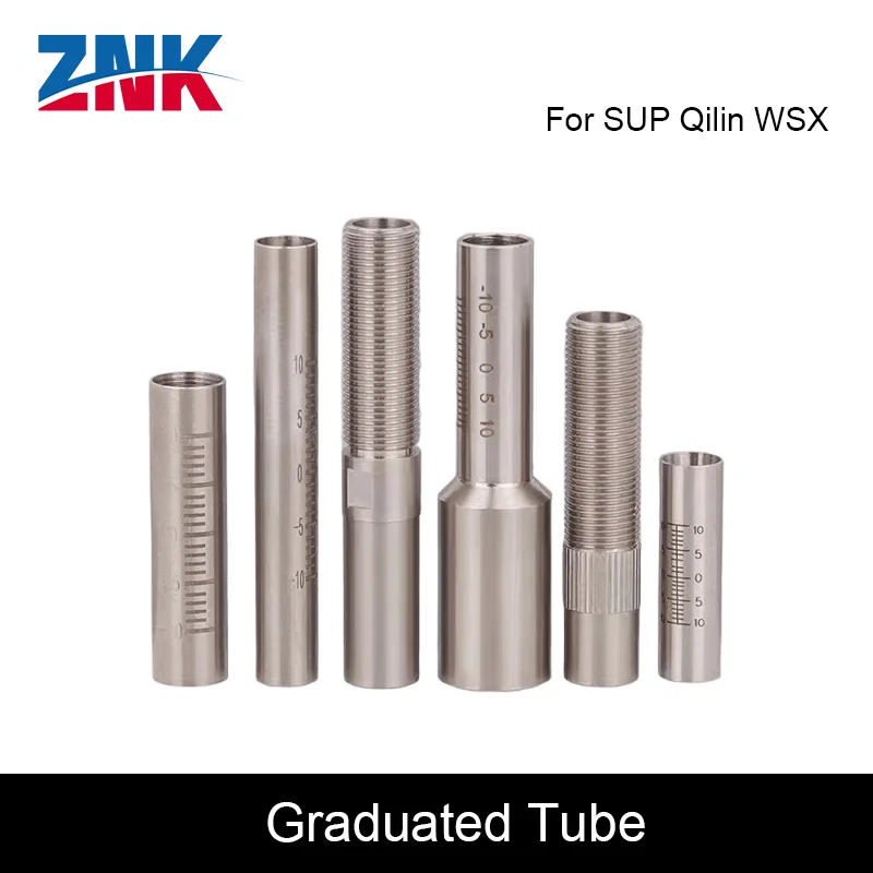 ZNK Laser Welding Graduated Tube Nozzle Connector Stainless Steel Weld Gun Graded Pipe For SUP Qilin WSX Handheld Laser Welder