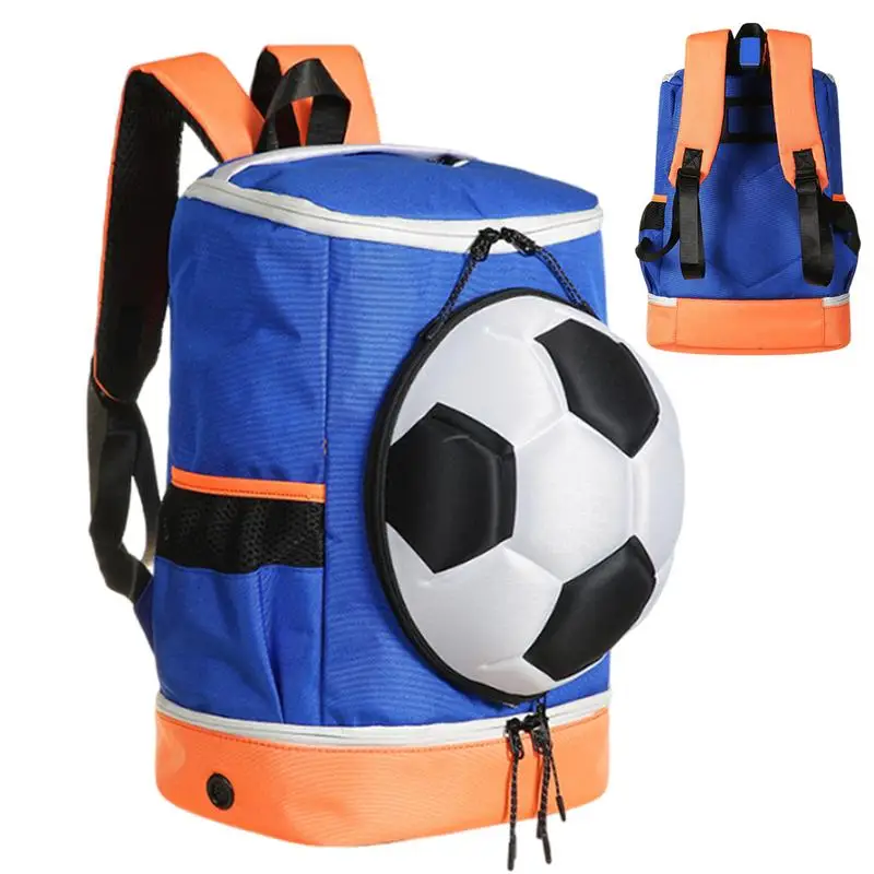 Sports Backpack For Boys Basketball Backpack Football Backpack Volleyball Backpack Large Capacity Football Bag With Ball & Shoe