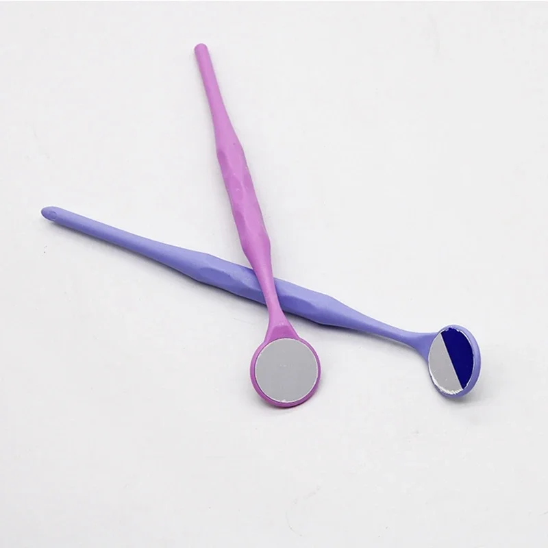 

3 x10Pcs/Box Dental Double Sided Mouth Mirrors Surface Exam Reflectors With Handle Oral Tooth Whitening