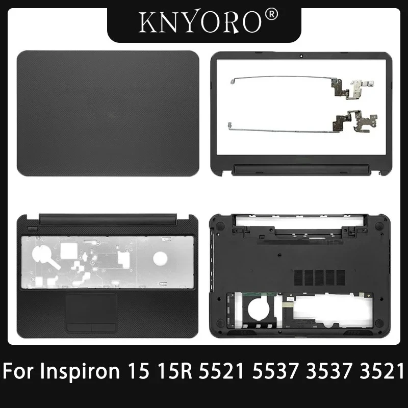 New For Inspiron 15 15R 5521 5537 3537 3521 Laptops LCD Back Cover Front Bezel Hinge Palmrest Top Housing Cover Bottom Case