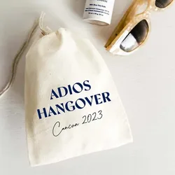 25pcs Custom Adios Hangover bags,Bachelorette Party,Hangover Kit Bags,Hangover Recovery Kit bags,Mexico Survival Kit Favor Bag