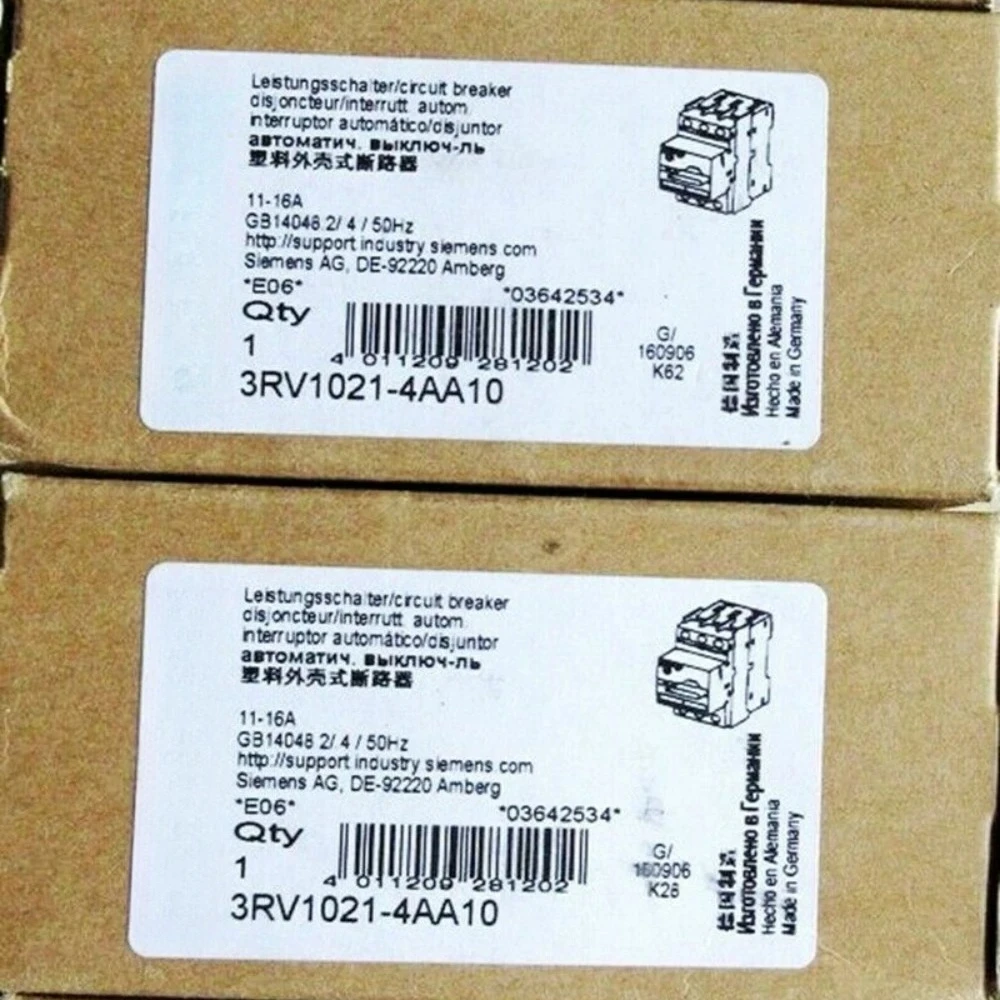 

3RV1021-4AA10 1PCS New original 3RV1 021-4AA10 Fast delivery