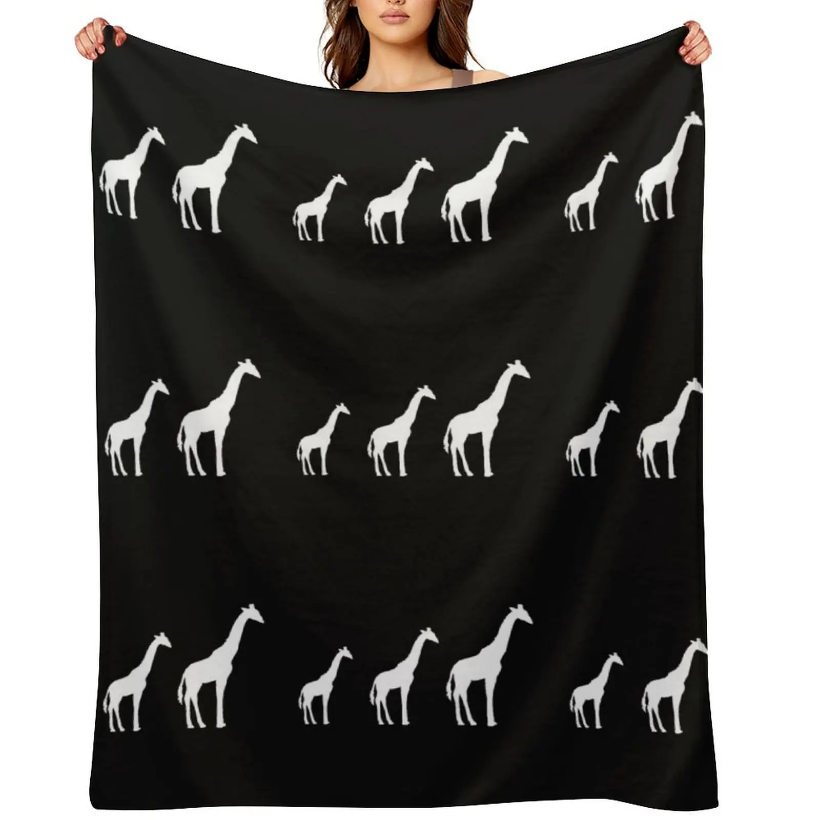 

Giraffe Throw Blanket Plaid on the sofa Fashion Sofas funny gift Plaid Blankets