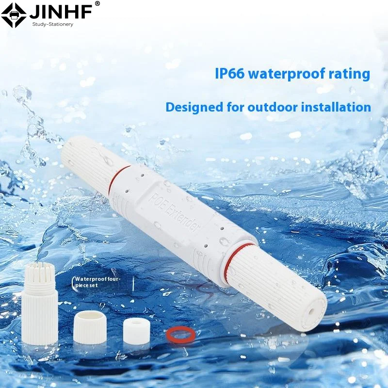 

Водонепроницаемый удлинитель адаптера инжектора POE удлинитель POE/ретранслятор IEEE802.3at/af Plug&Play для коммутатора PoE NVR IP-камеры