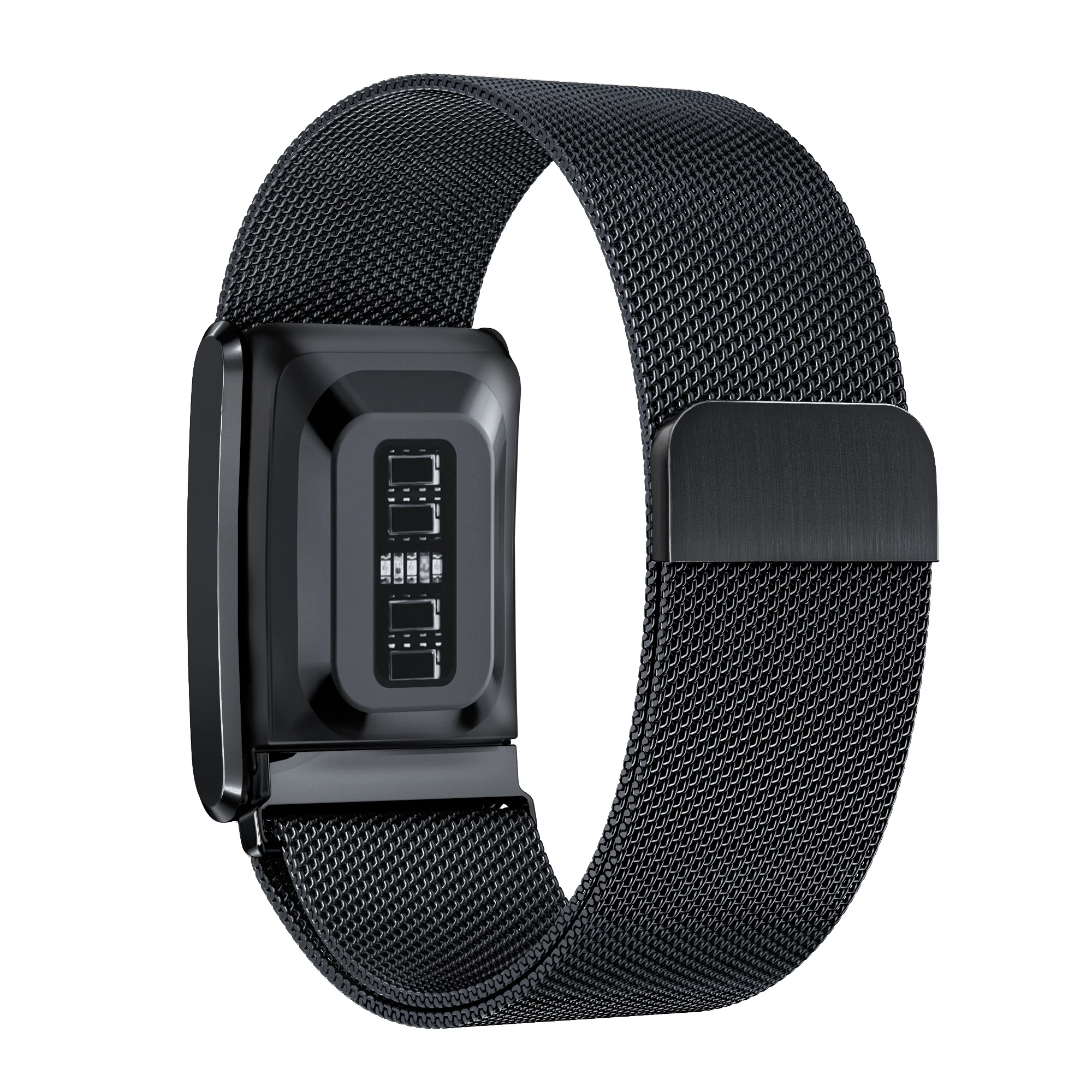 Metal Mesh Band for Google Fitbit Air Smartwatch Accessories Magnetic Milanese Bracelet Correa Case Protective Fitbit Air Straps