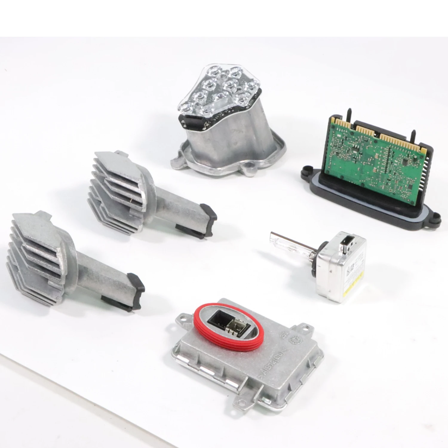 1set Links Xenon Ballast Lamp LED Module Diode Kit LH 63-11-7-271-899 63-11-7-316-217 Voor 2011-2013 BMW 5 Serie 528i 535i Onderdelen