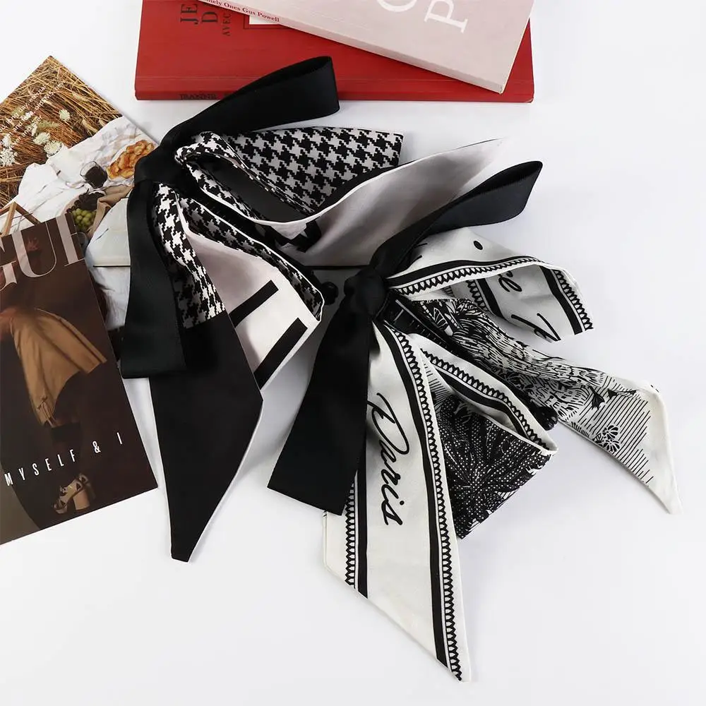 

Fashion Ribbon Bow Banana Clip Hairpin Korean Style Hair Claw Headwear Headdress Vertical Clip Ponytail Holder