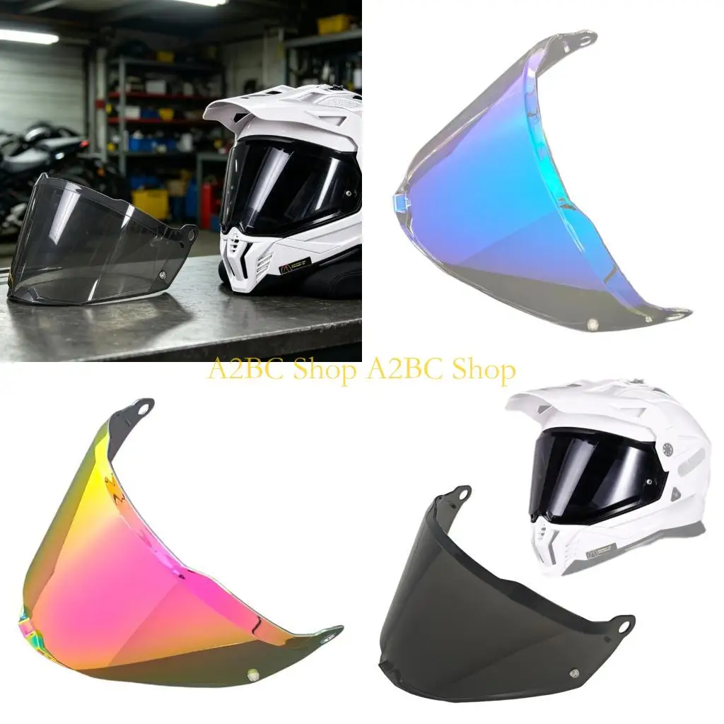 A2BC Motorcycle Helmets Visors Lens Featuring Anti Fog UV Construction