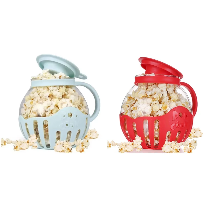 

Microwave Popcorn Maker Bucket Microwave Bowl Mini Machine Safe Silicone Lid Popcorn Maker