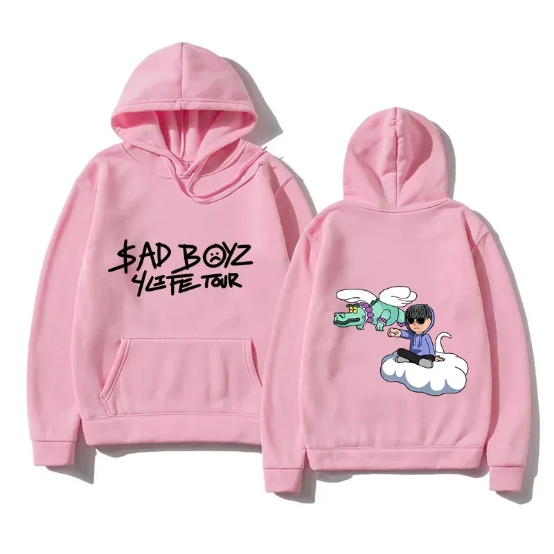 Heren sweatshirt met capuchon voor stierenvechten, modieus Sadboyz-sweatshirt met lange mouwen voor dames, Harajuku cool casual