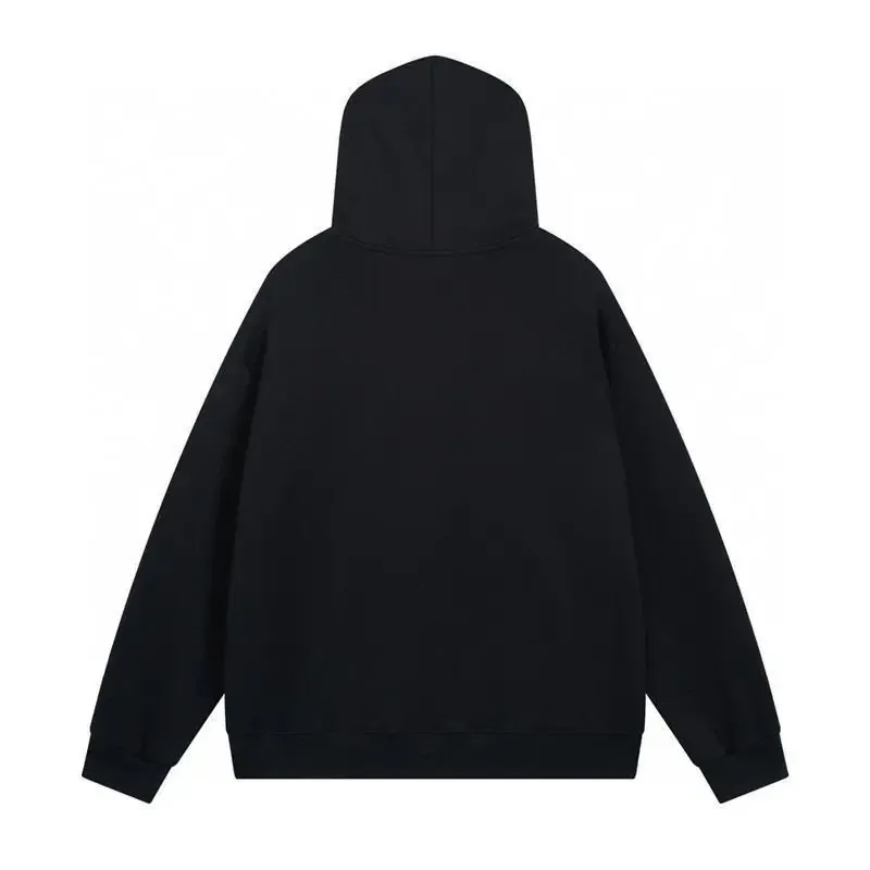 2024 American Trend High Street Retro Star Alphabet Foam Hoodie for Y2k Goth Harajuku Casual Couple Loose Sweatshirt