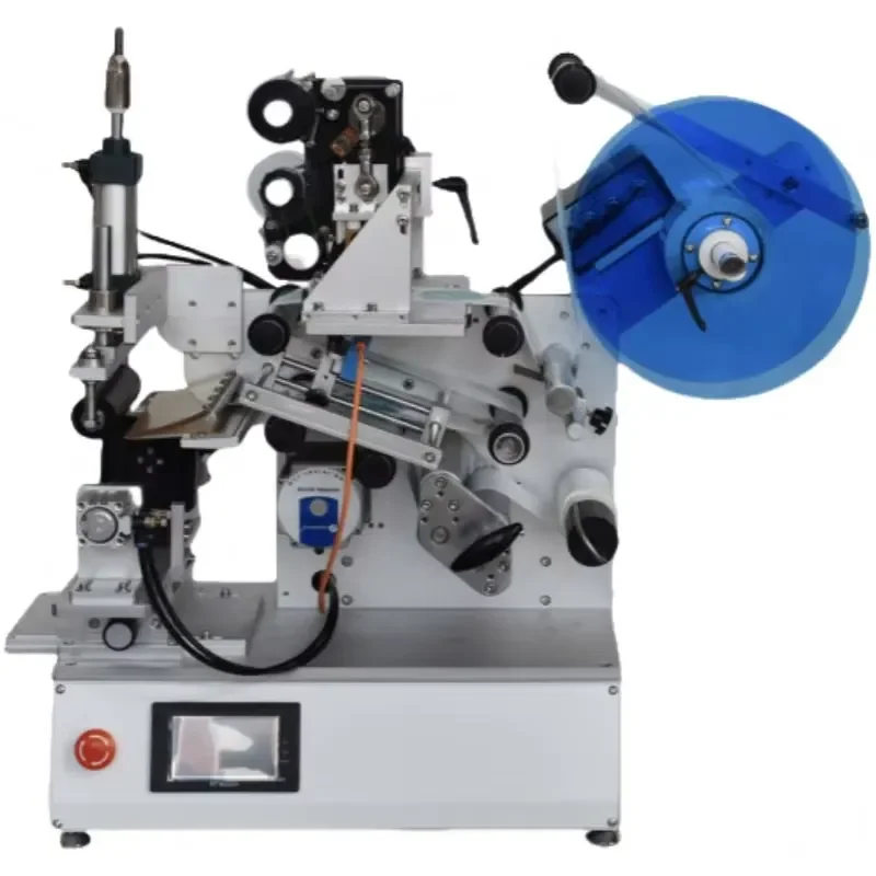 Small Tabletop Fully Automatic Assembly Line Rounded Rectangular Tube Water Bottles Case Delivery Box Labeling
