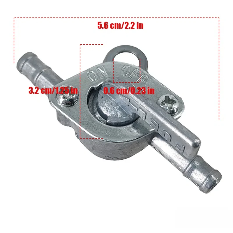 1/2/5/10PCS 6mm Motorcycle Scooter Fuel Tap Gas Petrol Valve Fuel Tank Switch Motorbike Mini Auto Key Ring On Off Accessories view 2