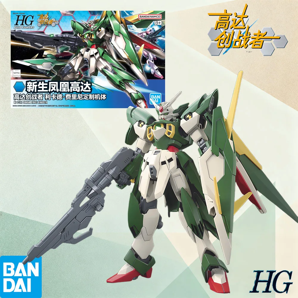 

Bandai натуральная HG 1/144 GUNDAM FENICE RINASCITA для новорожденных Феникс Гандам аниме фигурка в сборе модель игрушки подарки в наличии
