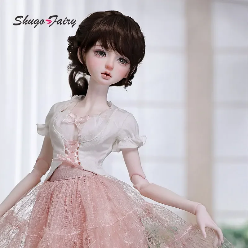 ShugaFairy Ballerina Perla BJD Doll 1/4  シュガーフェアリー ベレリーナパール BJD ドール 1/4 バリ 現代可動関節フルセット アニメコスチュームデザイナー ブライス 再生ファッションドール