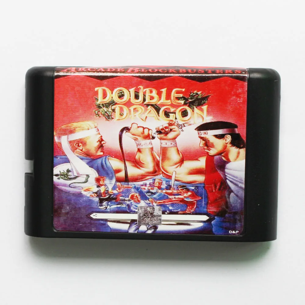 Tarjeta de juego MD Double Dragon de 16 bits para consolas Sega MegaDrive Genesis de 16 bits