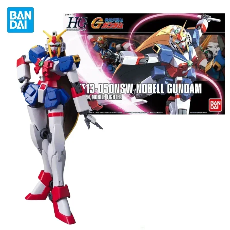 

In Stock Original Bandai GUNDAM Model HGFC 1/144 GF13-050NSW NOBELL GUNDAM Assembly Anime Action Figures Model Toys Gifts