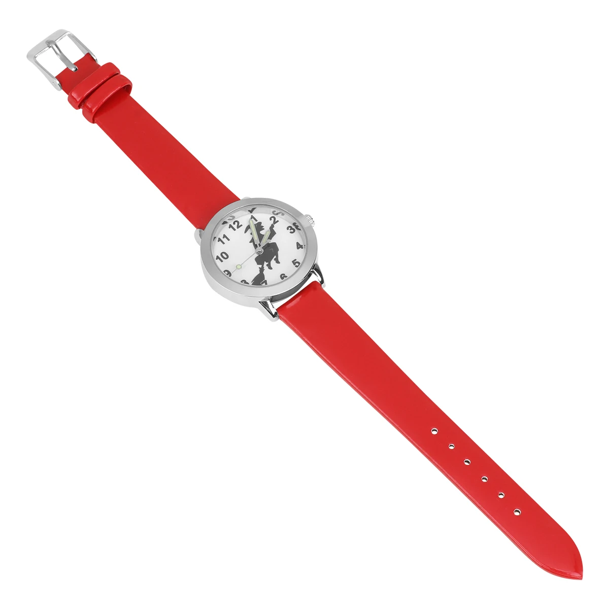 

Luminous Quartz Watches Kids Halloween Witch Pattern Lightweight Durable Children Gift Accessories