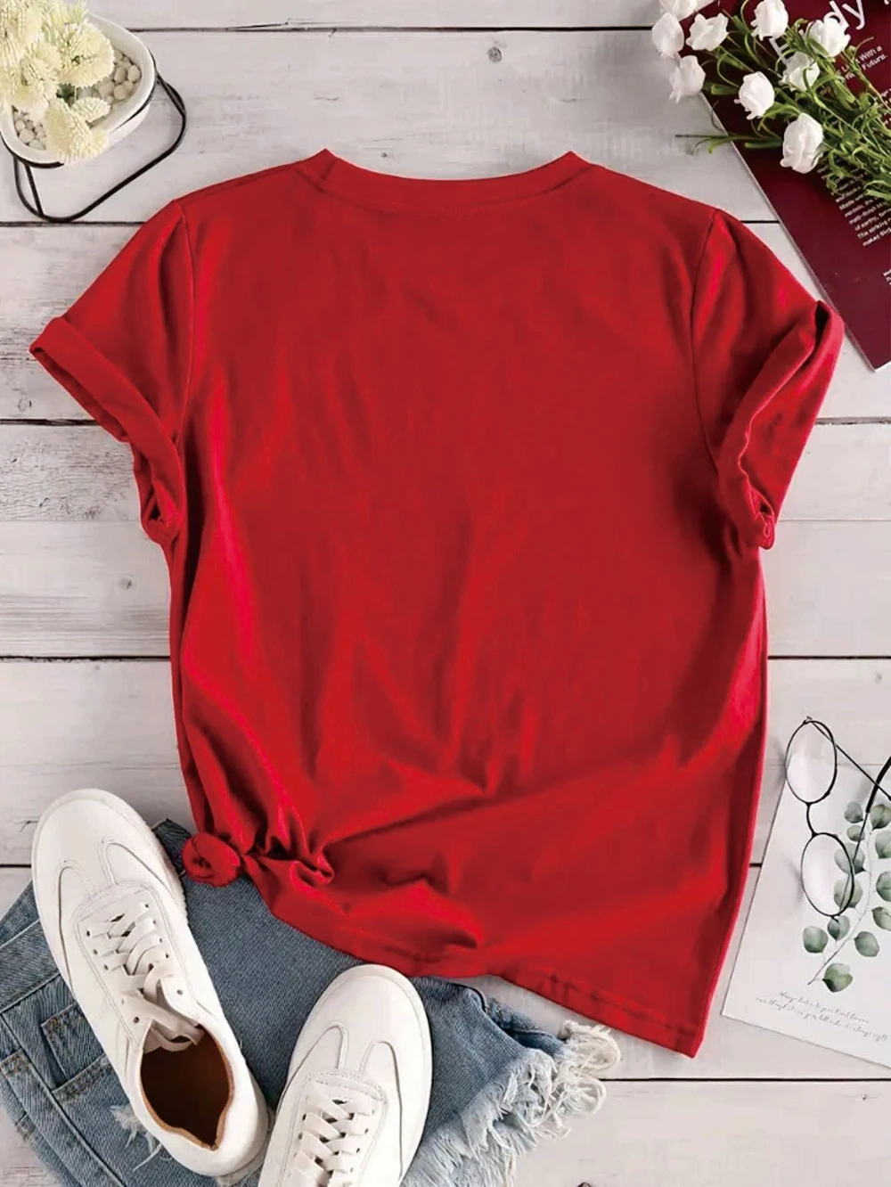 Nouveau T-shirt imprimé pour femme, manches courtes, payant l'hommage au film classique Home Alone. Haut unisexe en pur coton.