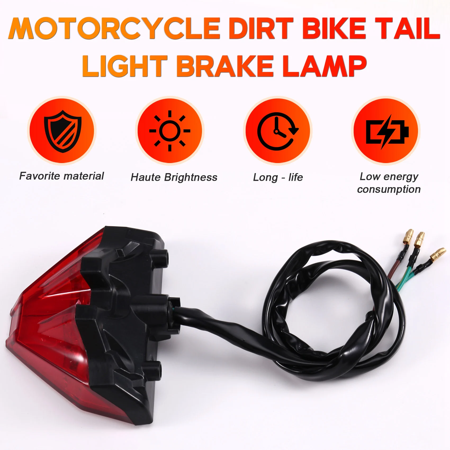 Authentic Motorcycle Dirt Bike Tail Light Brake Lamp For EXC EXCF XCW XCFW XWF 150 250 300 350 450 500 Bikes 79714040000