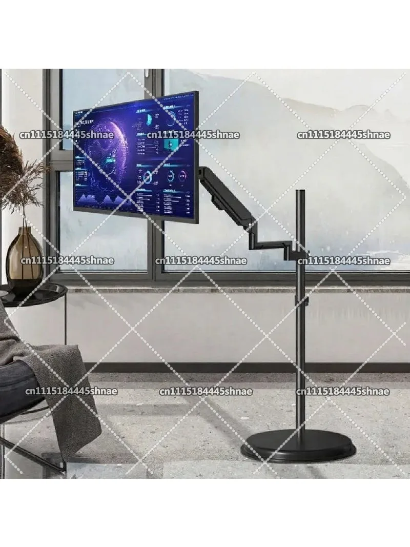 Air Pressure Stand 90-Degree Tilt Ground-Level Cantilever Horizontal and Vertical Screen Rotating Stand