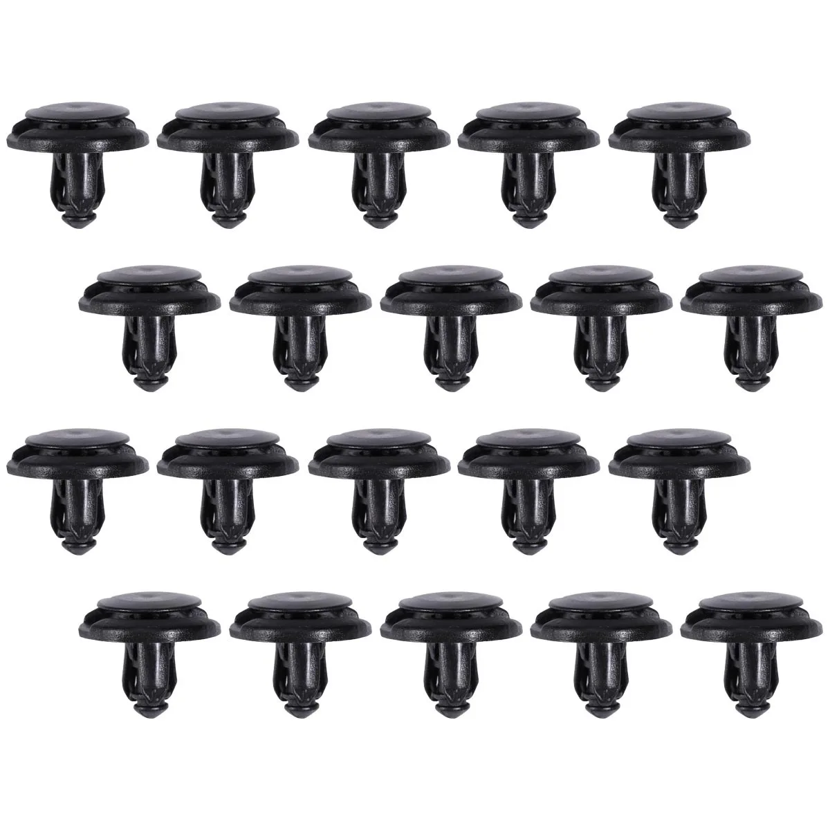 

20pcs Leaf Plate Liner Push Clips Auto Accessories Car Fastener Retainer Pins Shield Rivet Clips For Bus Truck Caravan Use Nylon