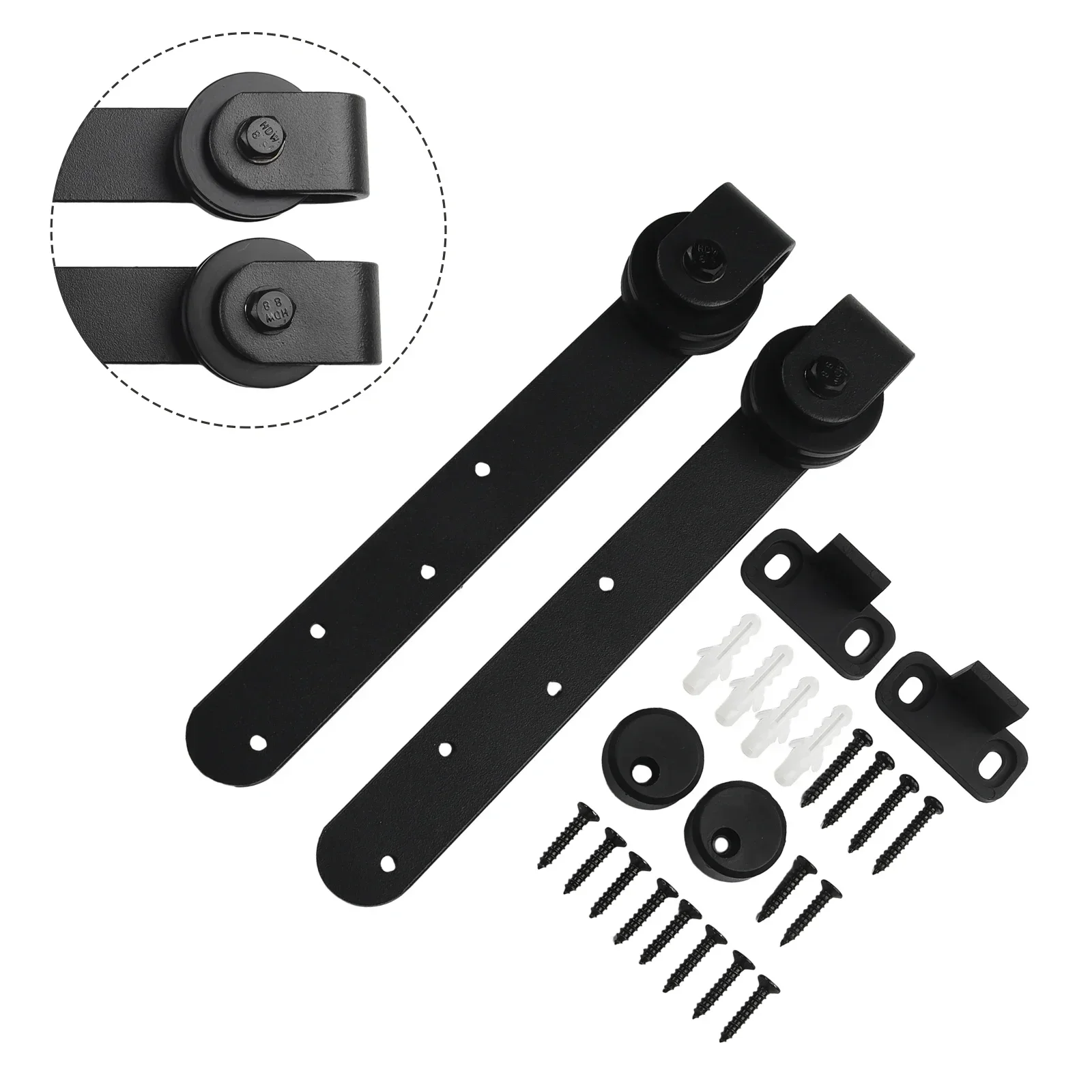 

Adjustable Sliding Slides Floor Guide For Barn Door Hardware Accessory Sliding Door Slide Rail Mechanism Furniture 9*2.3*1.5in
