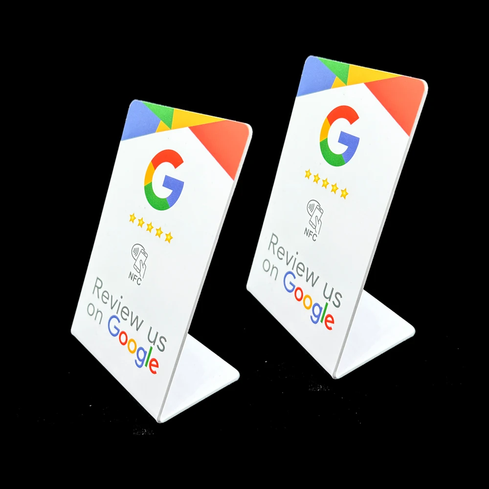

13.56Mhz Slim Size NFC Google Reviews for Google Reviews Social Business Review Cards NFC Stand
