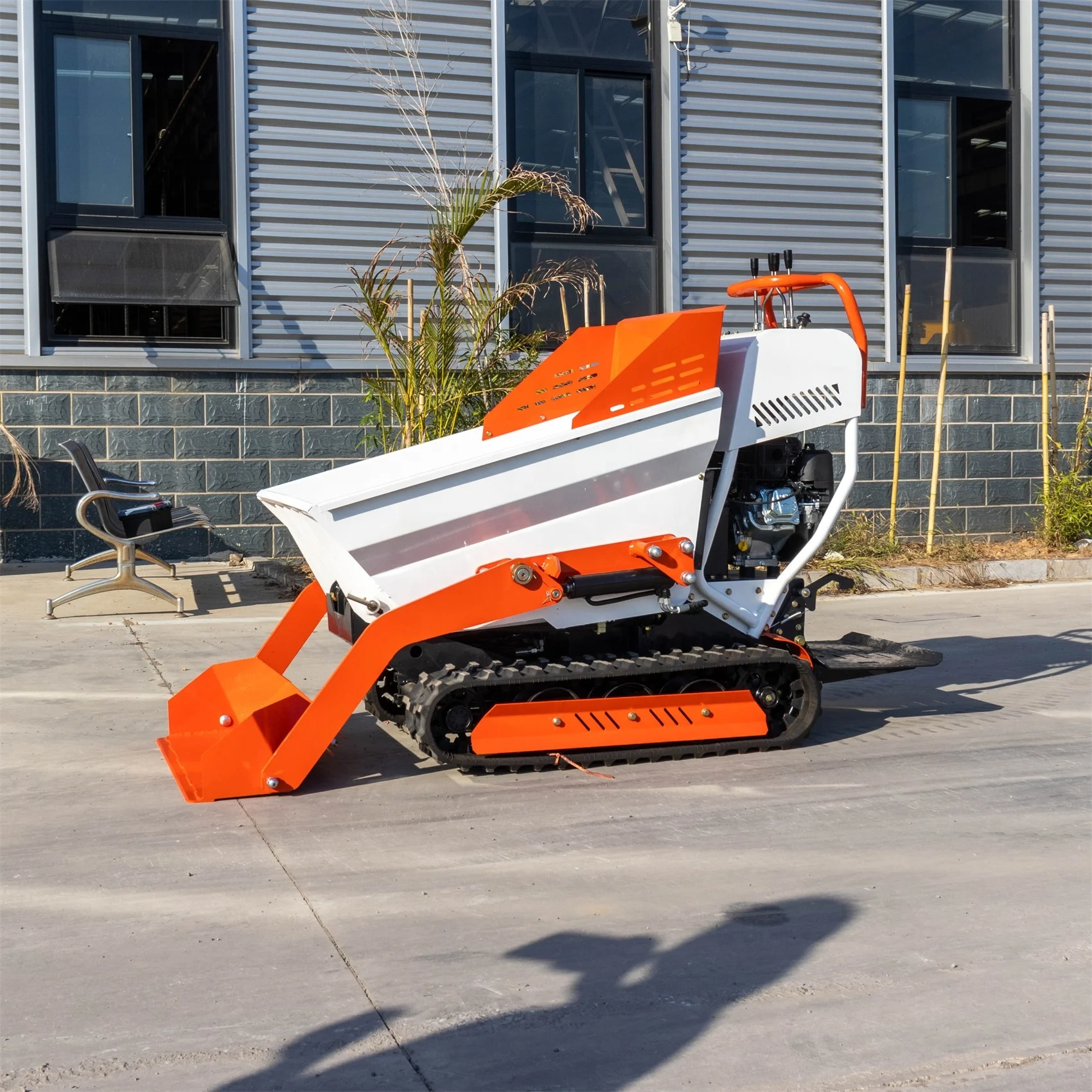 EPA China Self-loading Mini Crawler Transporter Rubber Track Dumper 500kg 800kg 1000kg 2ton-8ton With Lift And Crane For Sale