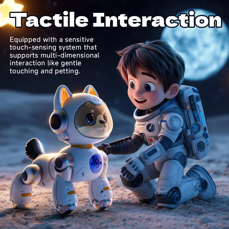 2026 New Y14 RC AI Smart RC Robot Dog Toys Voice Command Programmable With Singing and Dancing Remote Control Toy Best Gifts