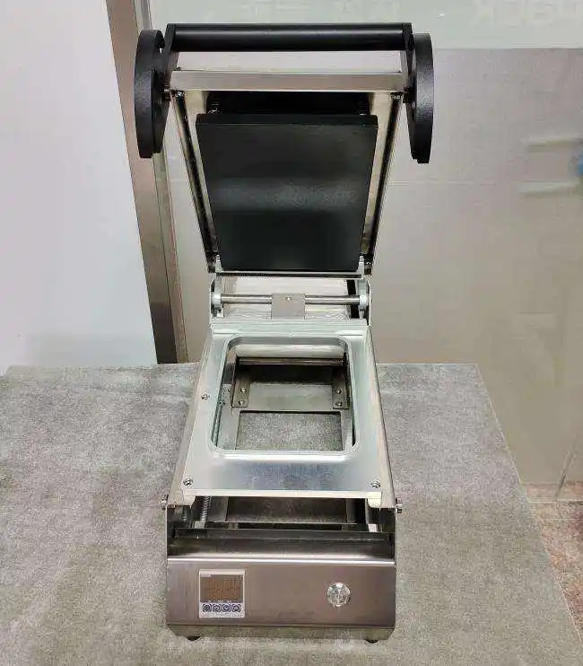 

For m Fast Food Container Lunch-Box Tofu Plate Film Heat Sealing Disposable Lunch Box Sealing Machine PP Food Tray m