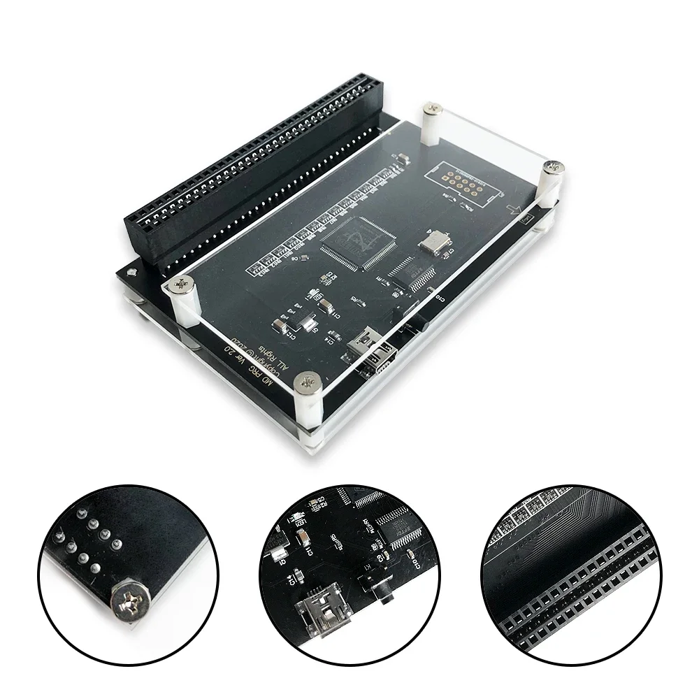 KY Technology MD FlashKit Programmer Rewritable Cartridge with Electroless Gold PCB for Sega Mega Drive/Genesis 16-bit Console