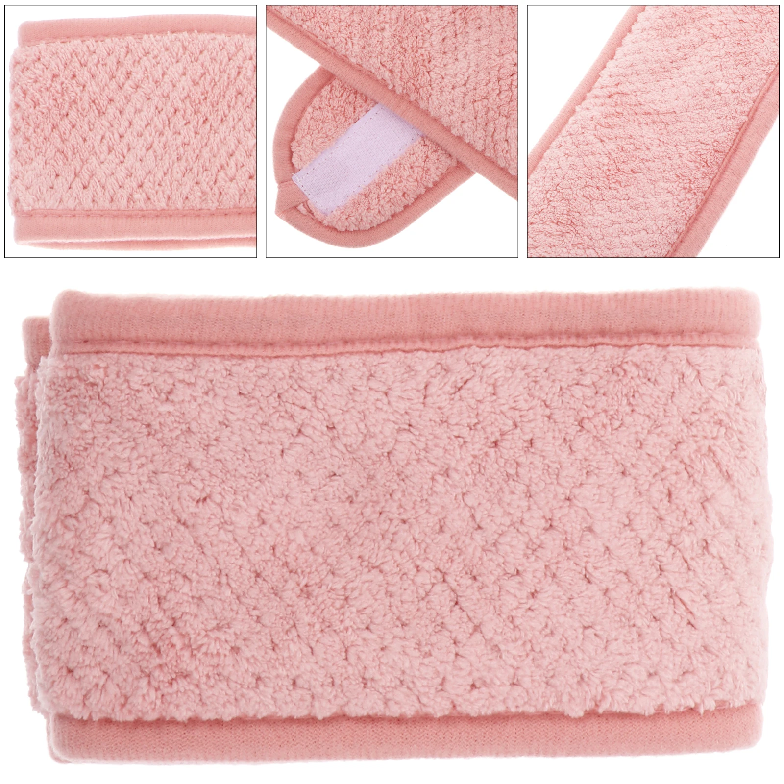 

2 Pcs Pineapple Print Headb Adjustable Face Washing Hairb Women Pink Makeup Head Wrap Spa Accessories Bath Tools