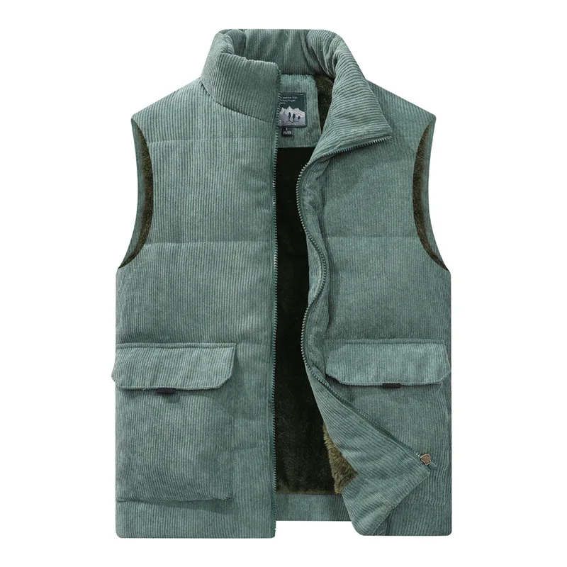 2025 Men's High-Quality Jacket, Down and Cotton Jacket, Thickened and Insulated Long-Sleeved Casual Jacket in Large Size