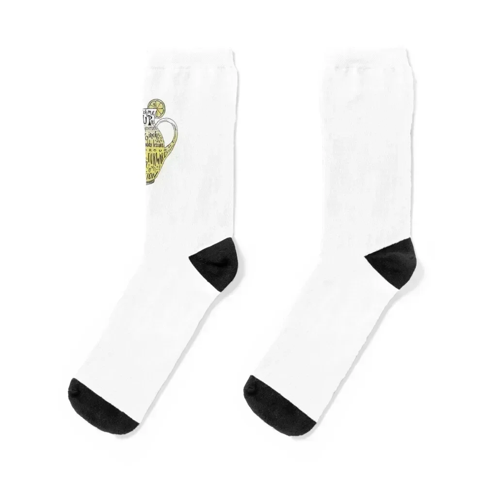 

Lemonade Pitcher Socks Stockings compression bright garter luxury Men's Socks Luxury Women's