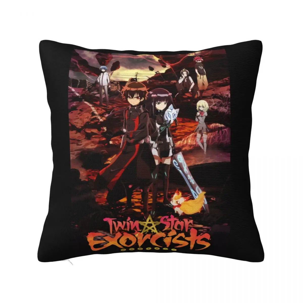 Twin Star Exorcist Mens Imej Warna Penuh Kembar Cool Straight Music Movie Promotion Man 2021 Pillow Case