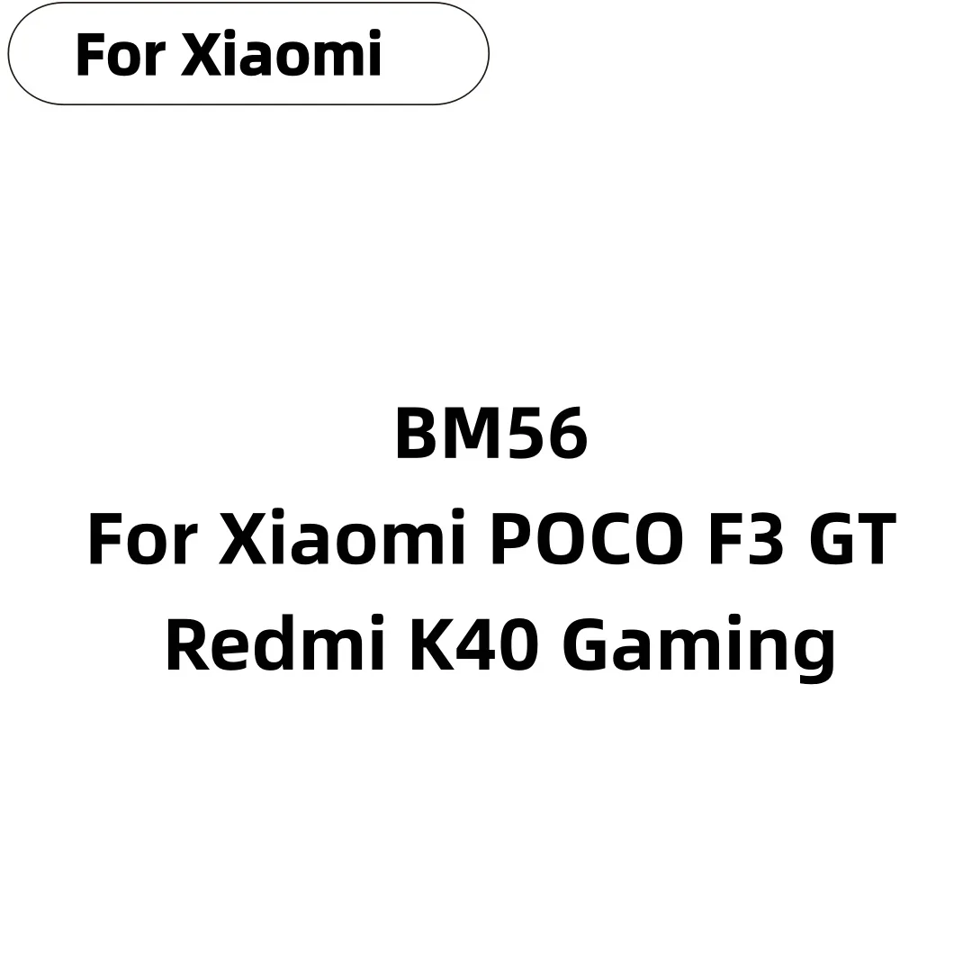 Battery BM56 For Xiaomi POCO F3 GT Redmi K40 5G BM56 High Quality Mobile Phone Batteries 5065mAh With +Free Tools
