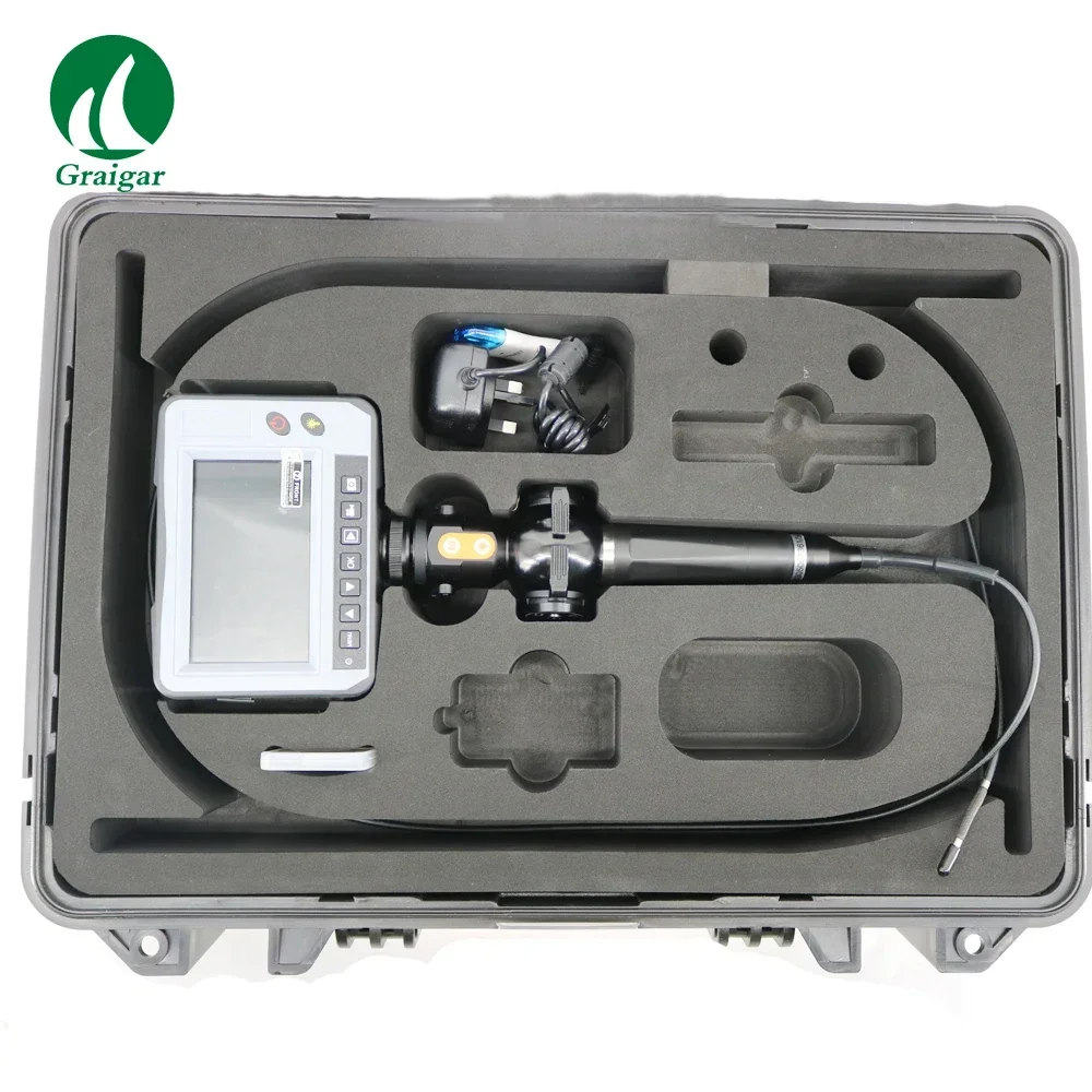 DR4540F 4,3 ''LCD industria vídeo serpiente endoscopio 4 vías cámara de inspección boroscopio portátil OD 4,0 Mm endoscopio Industrial 1,5 M