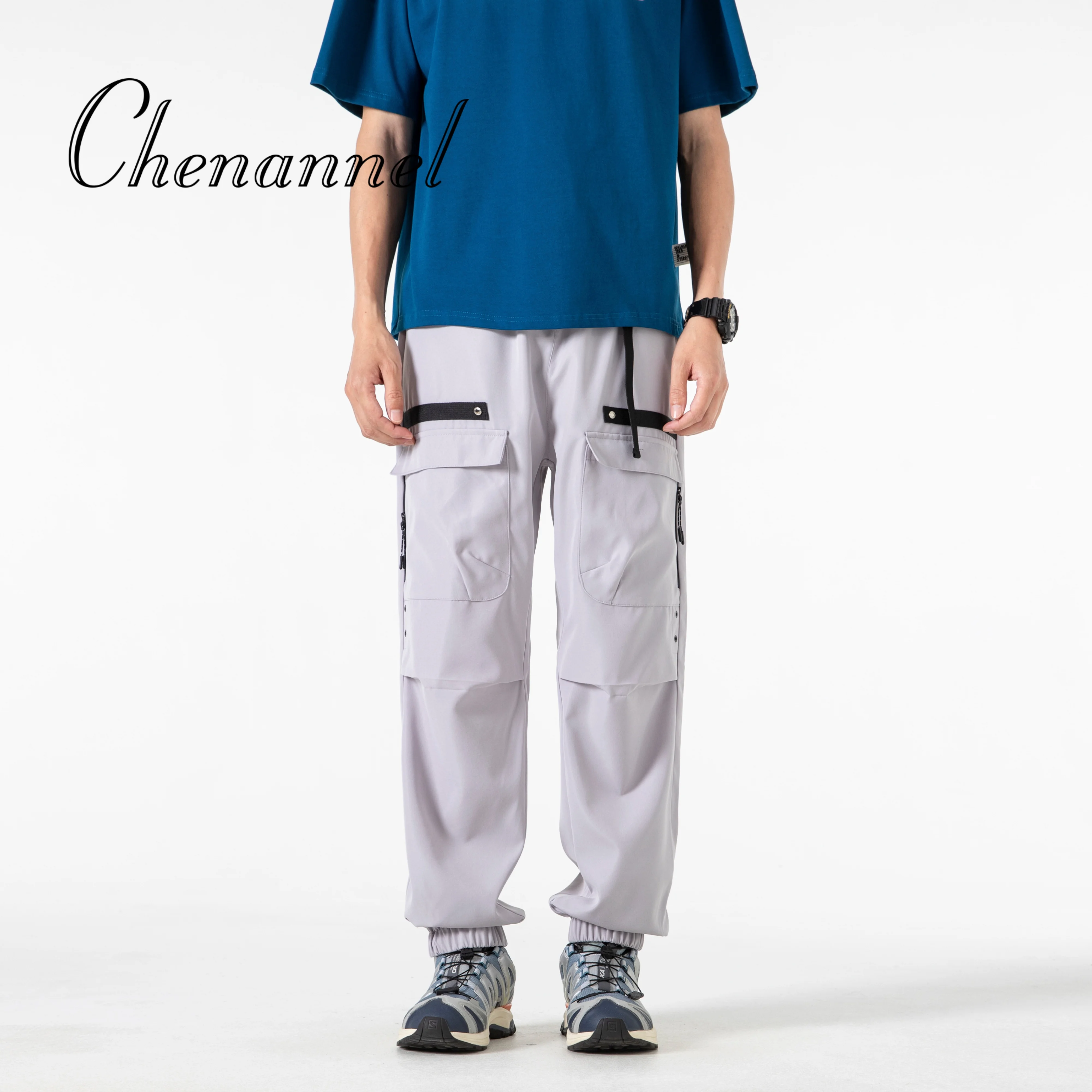 Celana Hiking Anti Air Pria, Tahan Gores, Model Cargo, Celana Bernapas, Celana untuk Memancing dan Berkemah