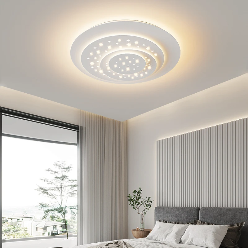 

New Led Bedroom Chandeliers Simple Modern Ceiling Decoration Lamps Fashion Creative Bedroom Lamp Luminous Room Lighting Light