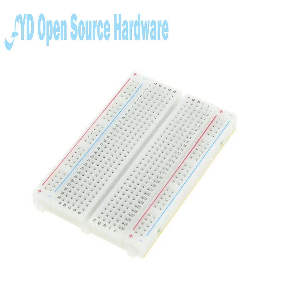 Mini Test Protoboard DIY Bread Board 400 Tie Points Holes Universal Solderless PCB Breadboard For Bus Test Circuit Board MB102