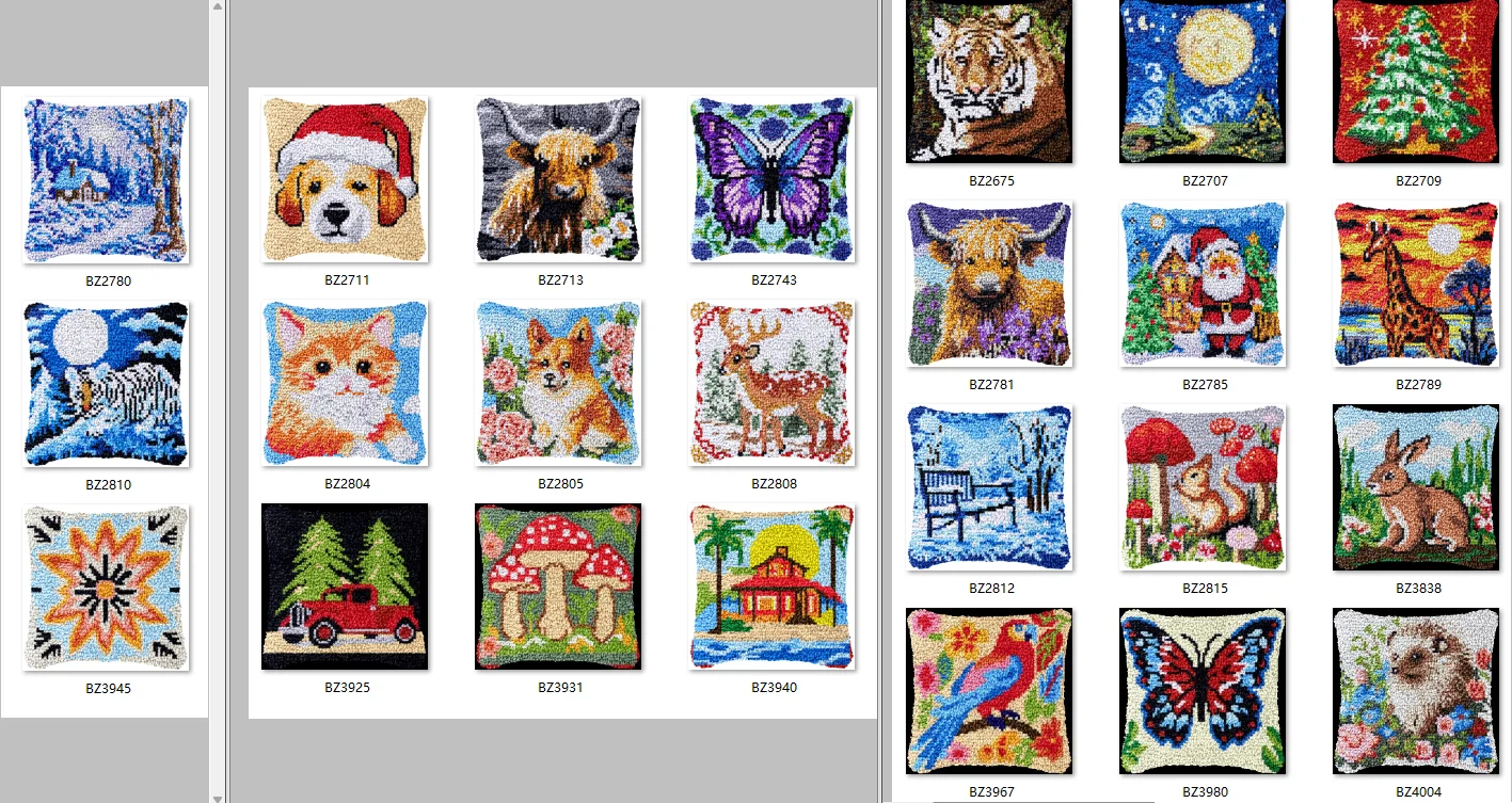 

Комплект крючков для защелки пчелы, ковер, печать на холсте, лебеди, ручная страна Xaoppakket, сделай сам, ковер, вышивка, ручная работа, Kiss Tigers 2025