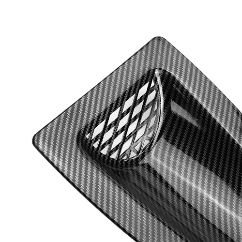 Imagen 2 del producto A73X-Universal capó de motor rejillas de ventilación pala de aire capó ventilación cubierta de entrada de aire piezas de coche ventilación frontal de coche aspecto de carbono