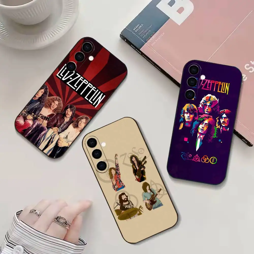 

Cool L-Led Band Z-Zeppelin Phone Case For Samsung Galaxy A91,80,73,72 ,71,53,52,32 ,31,22,21s,20,Soft Black Case