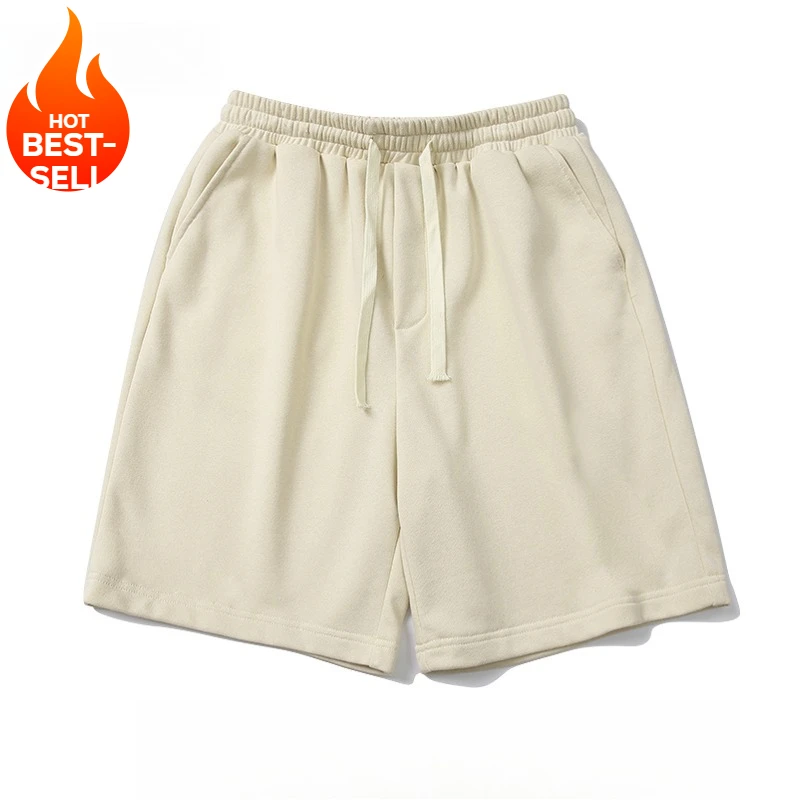 男性用ミニマリストベーシックスポーツショーツ、秋のトレンド、カジュアル、多用途、ルーズ、ドローストリングパンツ