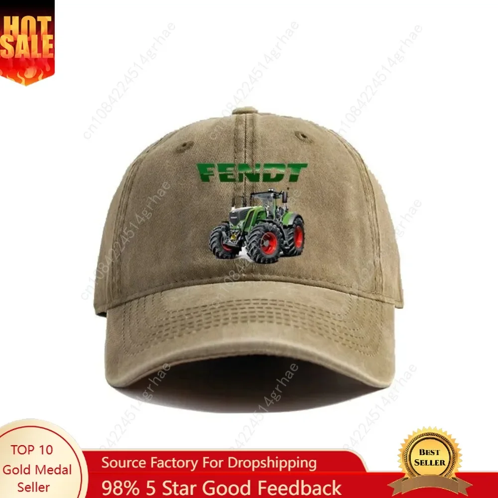

2025 Fendt Agricultural Farming Tractors Distressed Baseball Cap Cool Men Retro Outdoor Summer Adjustable Dad Fendt Hat Casual