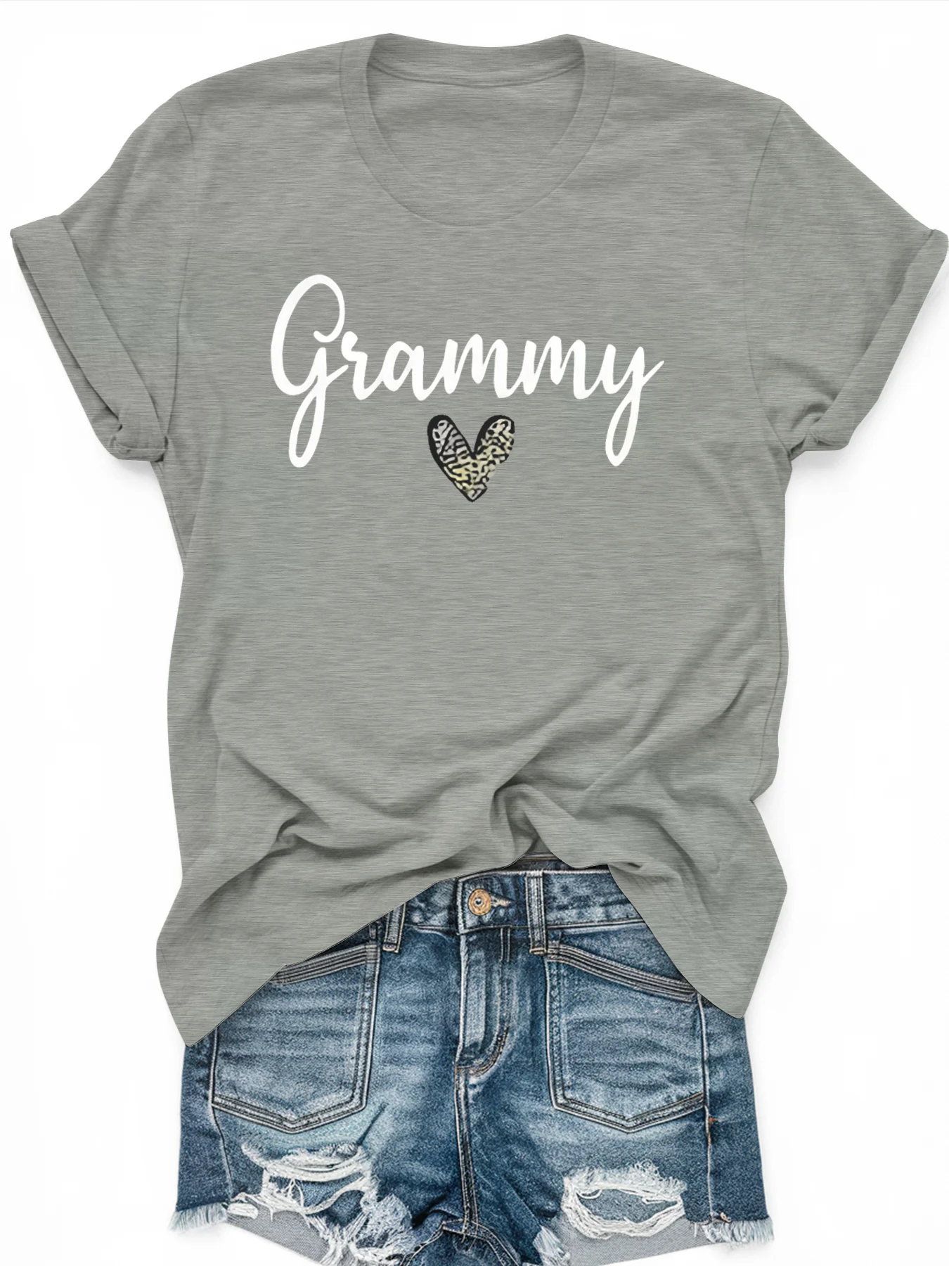 

Women's large-size printed short-sleeved T-shirt, loose and casual, soft, comfortable and breathable, outdoor sports